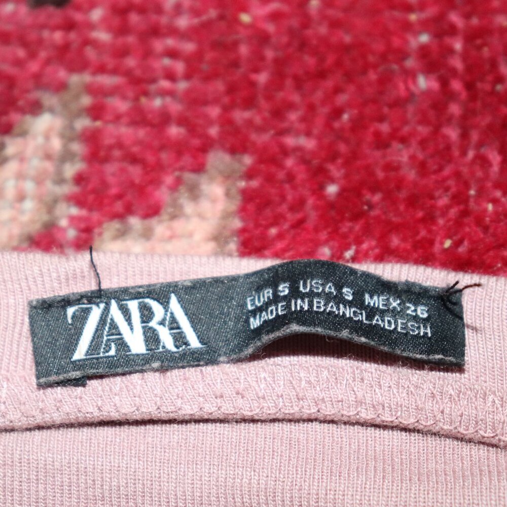 ZARA Dusted rose colour shirt